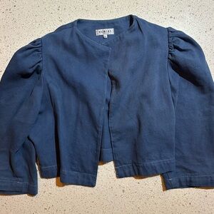 Horses Atelier Puff sleeve Cropped Jacket